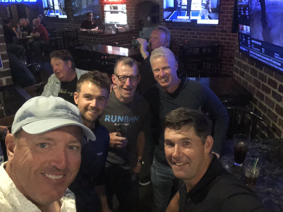 A couple of <a href="/ChampionsTour/">PGA TOUR Champions</a> caddies arranged a party tonight in Sioux Falls. <a href="/padraig_h/">Padraig Harrington</a> showed up, dominated the pool table, and picked up the entire tab for 40+ caddies. Class act. THANK YOU! <a href="/SanfordIntl/">Sanford International</a>