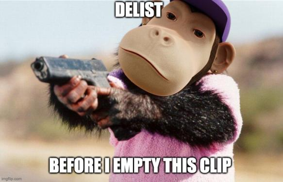 indiemonkes's tweet photo. IF YOUR MONKE IS 3 SOL DELIST AND RELIST AT 4.20 https://t.co/iNZE7S2nfZ
