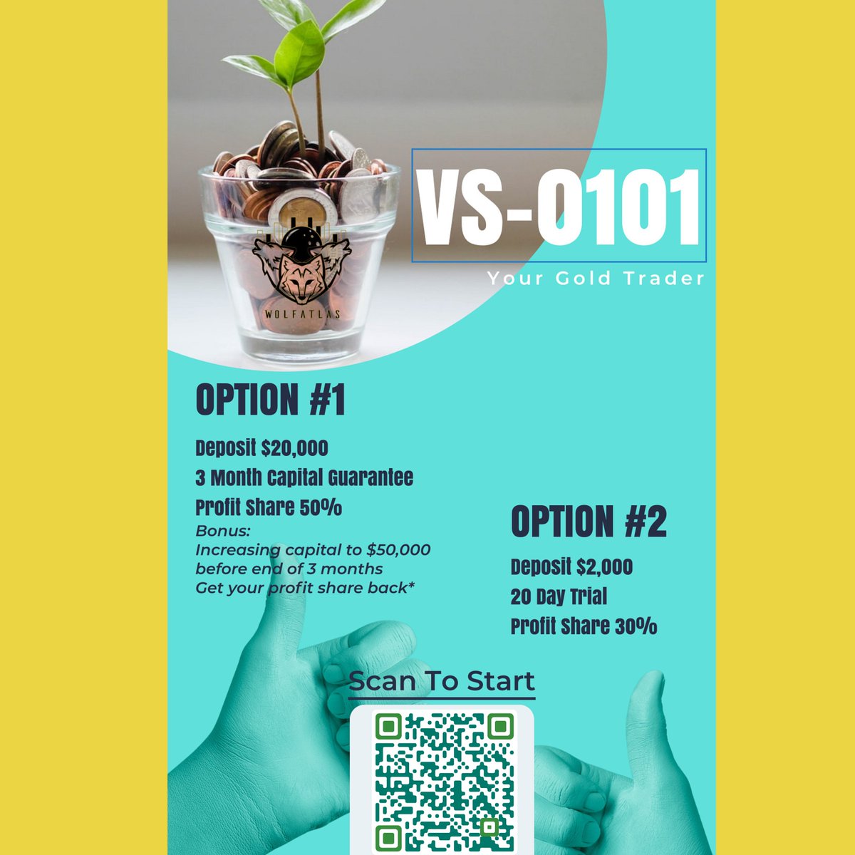 mollymori9988's tweet photo. #WPAT #autocopytrading with VS-0101 Gold
Two options to choose from joining.
💠A 20-day zero-risk trial with a money-back guarantee program.
💠A 3-month capital guarantee program.
.
Check out the performance of VS0101: https://t.co/tZBK9fhOb9
.
PM #WPATMolly for more details. https://t.co/Li6tp6BzPV