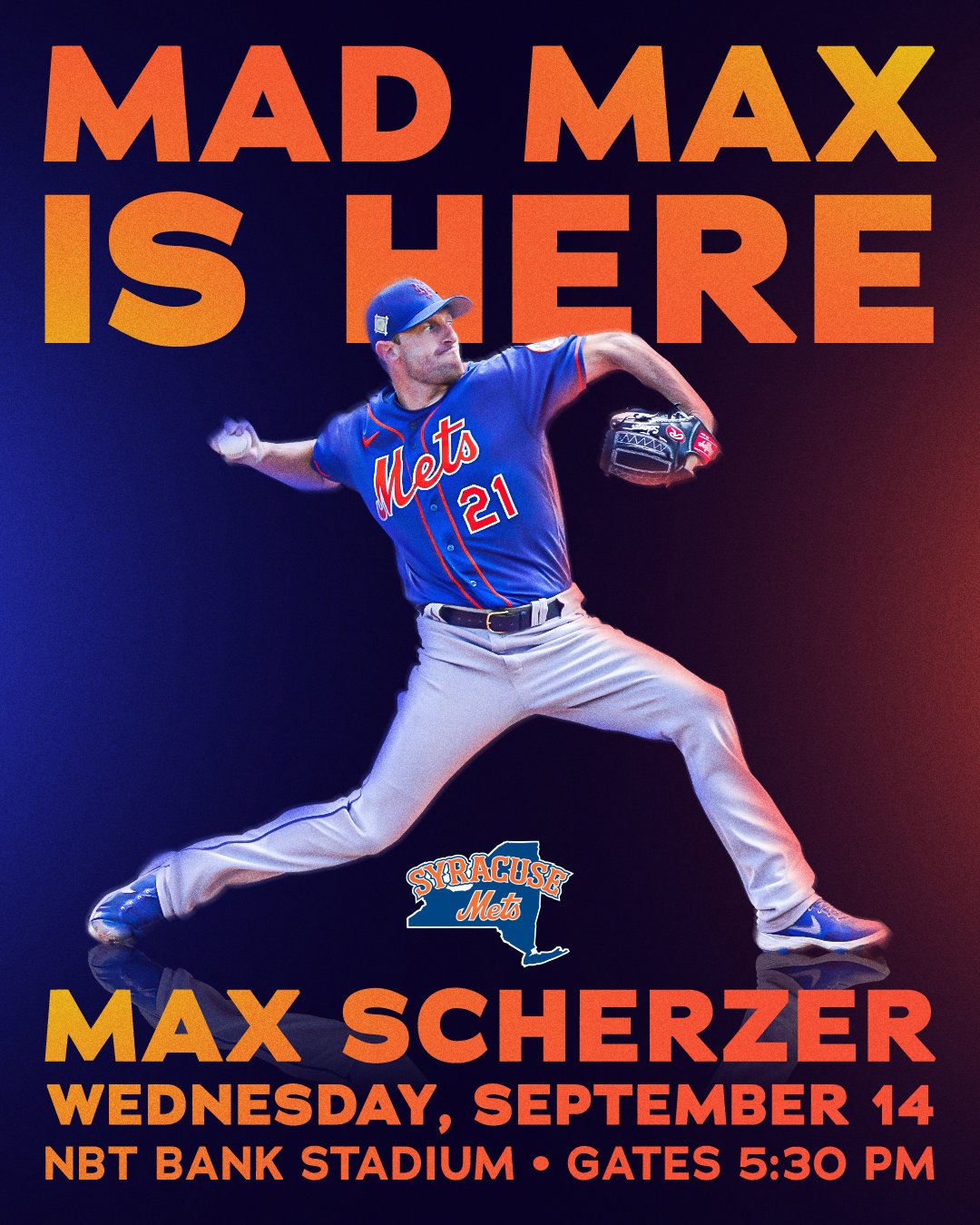 Syracuse Mets on X: BREAKING: Max Scherzer will be starting