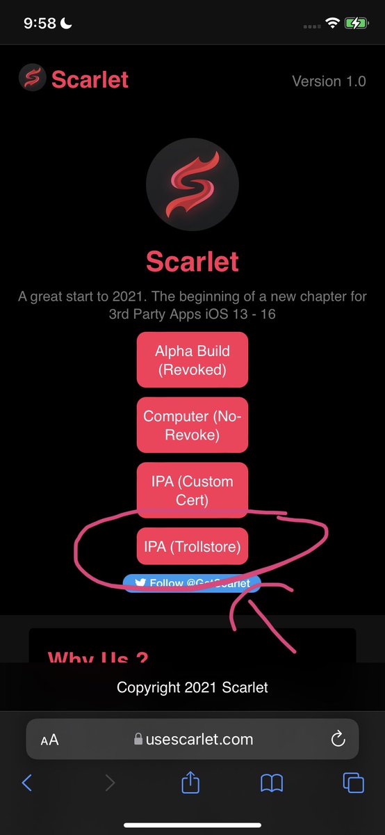 Scarlet - Get More Than An Apps Store for iOS(IPA Installer)