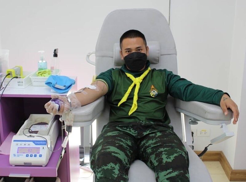 ascom2army2's tweet image. วันที่ 13 ก.ย. 65 พัน.ซบร.22 บชร.2 จัดกำลังพลบริจาคโลหิตตามโครงการ “บริจาคโลหิต จิตอาสา เพื่อชาติ” ของ ทบ. บริจาคได้จำนวน 9 นาย ได้ปริมาณโลหิต 4,050 ซีซี ณ ภาคบริการโลหิตแห่งชาติที่ 5  สภากาชาดไทย ต.หนองบัวศาลา อ.เมือง จ.นครราชสีมา
#กองทัพภาคที่2
#กองบัญชาการช่วยรบที่2