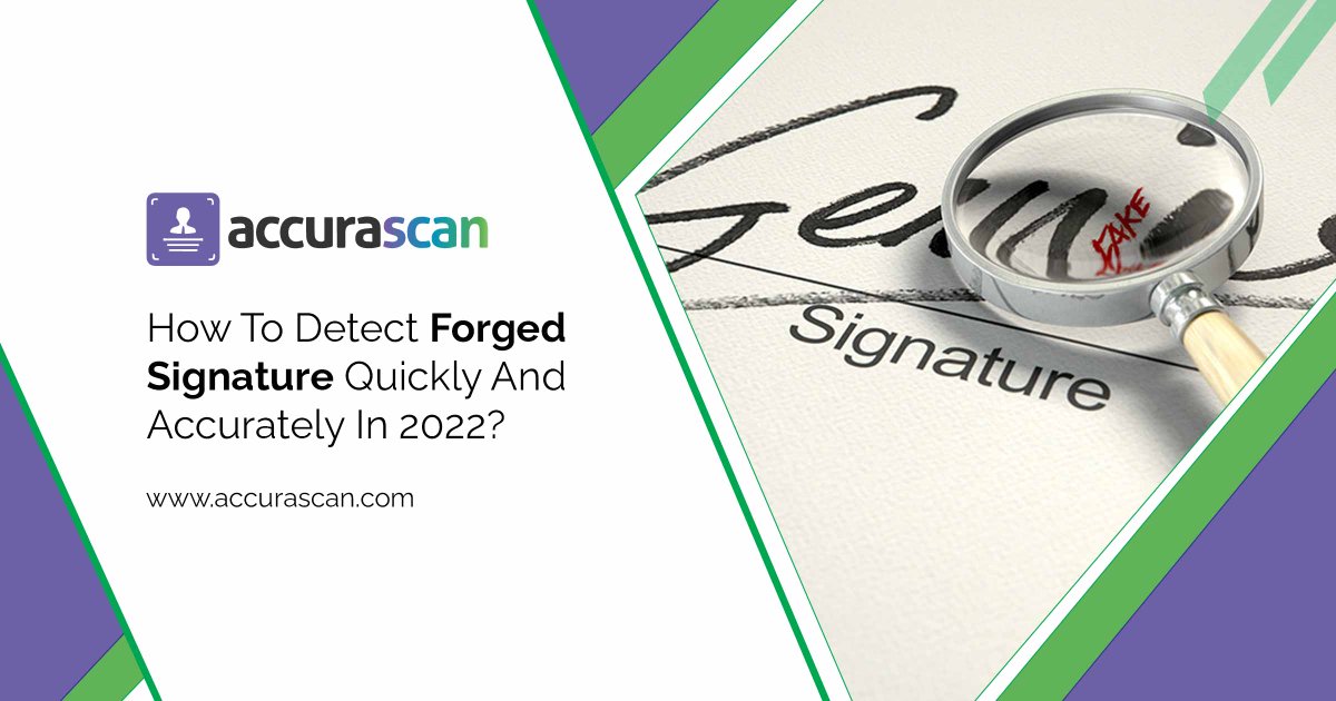 AccuraScan's tweet photo. How To Detect Forged Signatures Quickly And Accurately ln 2022

https://t.co/GUXMJ06cfz

#IDForgery #SignatureForgery #ForgedSignature #AccuraScan #FraudPrevetion #FraudDetection #DigitalIdentity #IDVerification #IdentitySecurity #Banks #Innovation #Fintech #DigitalSecurity https://t.co/xKuGuje1f1