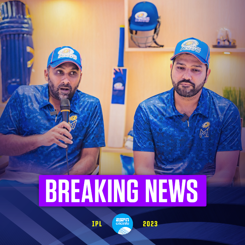 cricinfo's tweet photo. Mahela Jayawardene has stepped down as the Mumbai Indians head coach to take up a broader role as their global head of performance 🏏

Zaheer Khan is now the head of cricket development for all the three teams owned by the group 👇