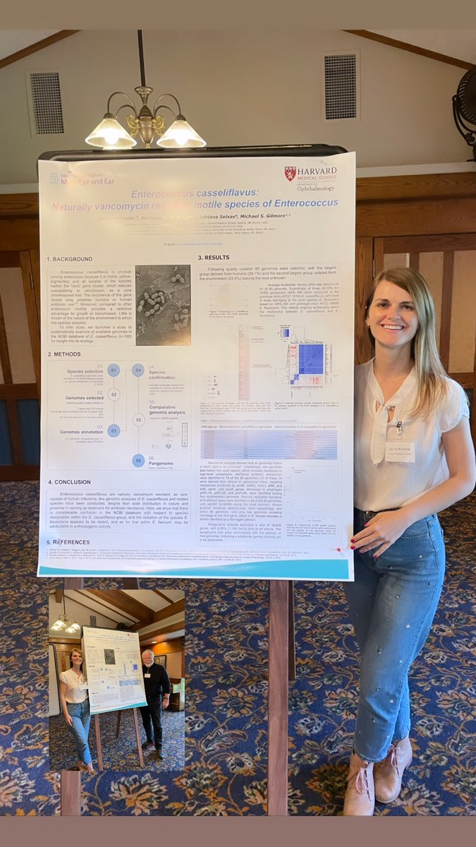Janira Prichula (@janis_jp) on Twitter photo Poster time!
Enterococcus casseliflavus: Naturally vancomycin resistant mobile species of Enterococci
#gilmoreLab🧬🧫💊
<a href="/LAMGmeeting/">Lake Arrowhead Microbial Genomics (LAMG) Meeting</a> Poster time!
Enterococcus casseliflavus: Naturally vancomycin resistant mobile species of Enterococci
#gilmoreLab🧬🧫💊
<a href="/LAMGmeeting/">Lake Arrowhead Microbial Genomics (LAMG) Meeting</a>