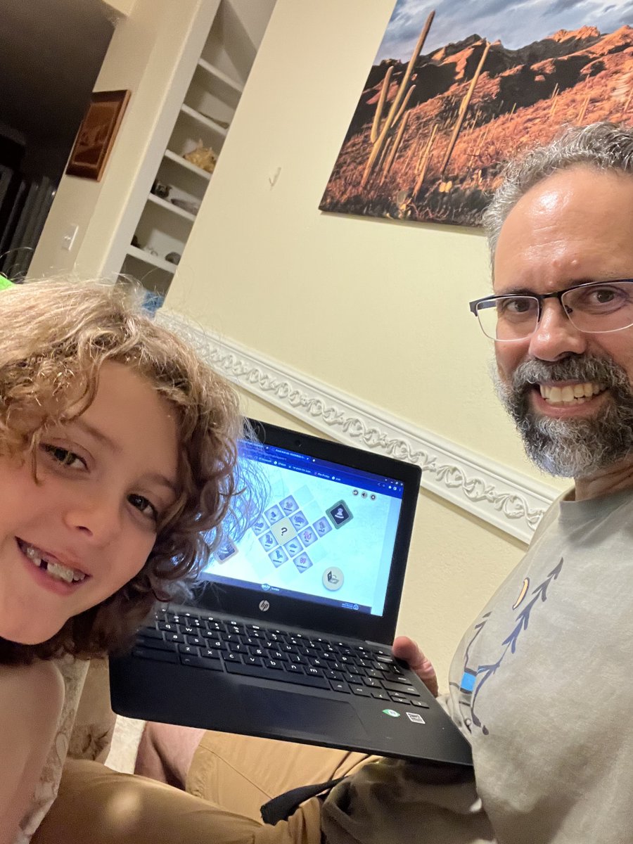 Thank you Dr. Gomez for helping change the way people think about Math!  Hey Families, don't forget to play the fun free games this week!!  mindresearch.org/region-10-math…