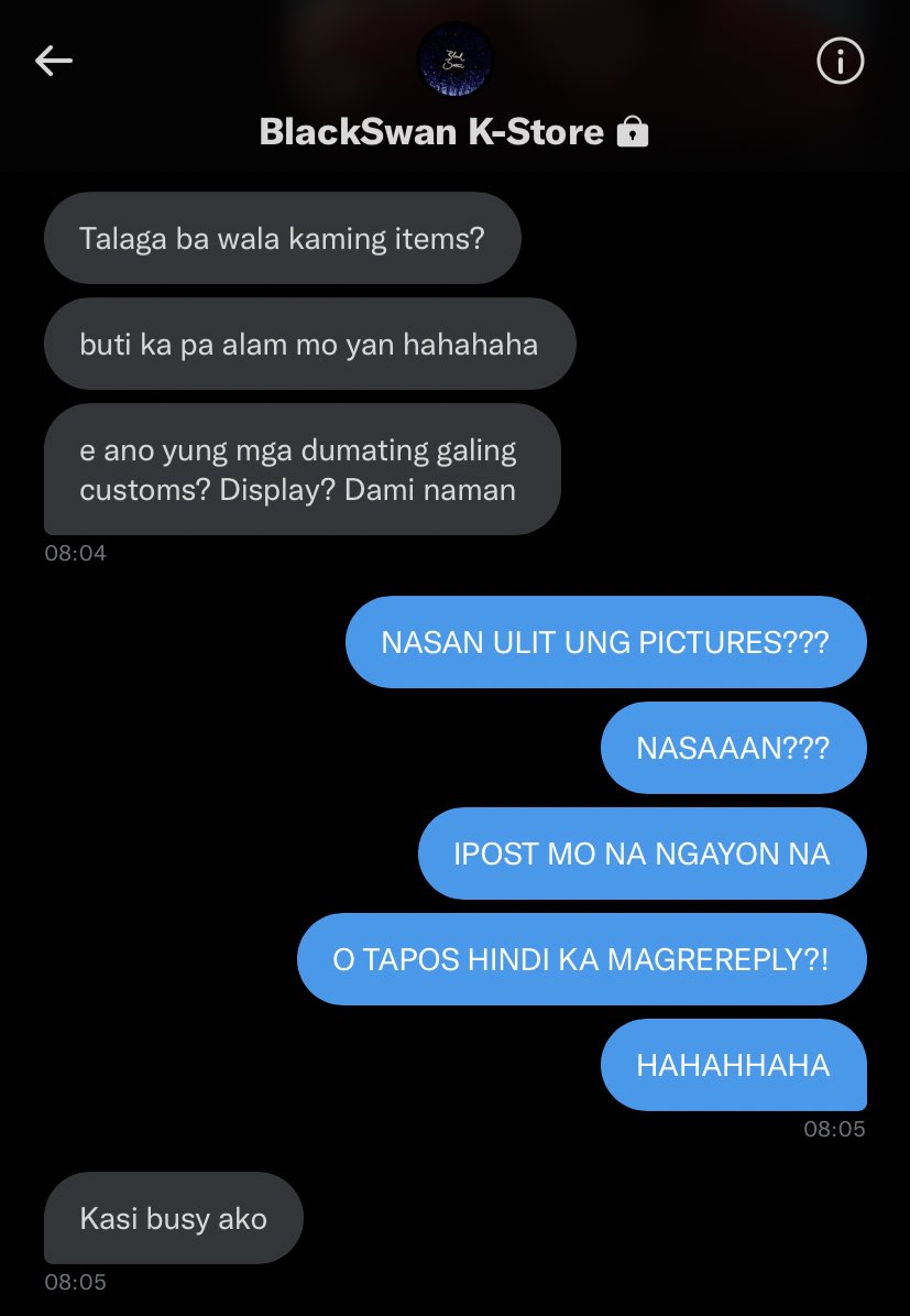 theekingjimin's tweet photo. Beware of these scammers:
Jhamaica Jurado De Vera
Rachel Trapane
@blackSwankrphus
@YoongisGurll 

A scammer once said: https://t.co/RRglrbxZaP