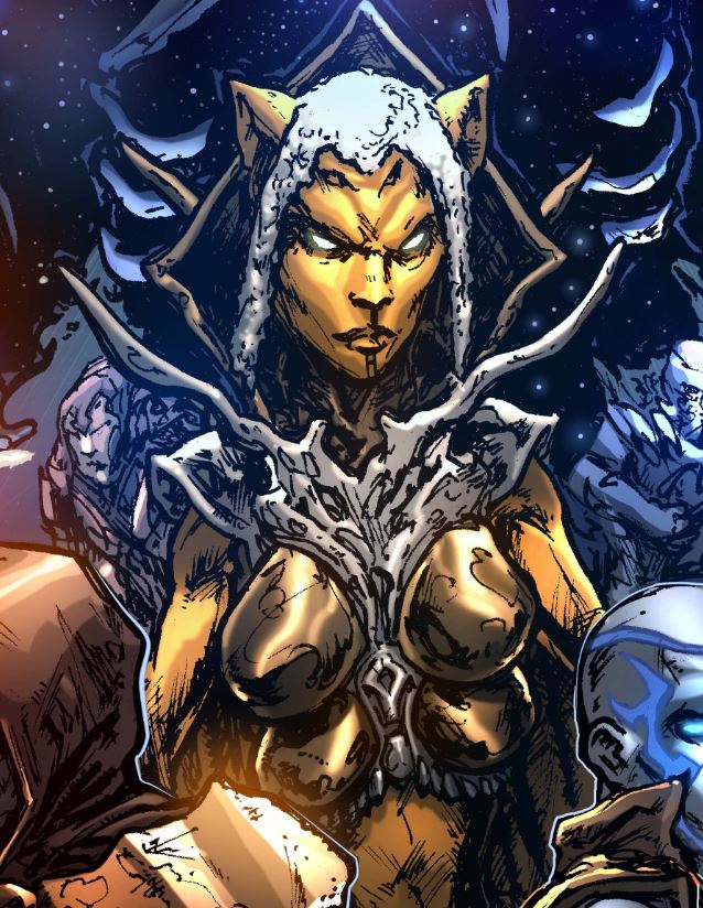 Born on the forest moon of Sulus 3, Zillith is the cunning and ruthless ruler of the Aeonian empire. A civilization that spans multiple worlds, the Aeonians have developed somewhat of an isolationist, theocratic state in which leadership and prophecy often go hand in hand.