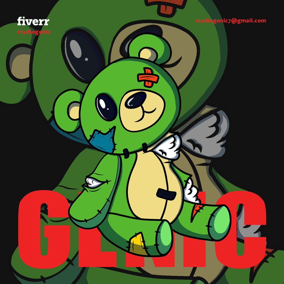 GenicStudio's tweet photo. GREEN EVIL TEDDY! #HireMe as at https://t.co/WC6aQi58ek or https://t.co/XDQUCjGleQ
#fiverr #freelancer #etsy #smallshop #opencommissions #illustration #cartoon #design #graphic #tshirtdesign #illustrationart #designmascot #mascotcartoon #cartoonlogo https://t.co/4qZmFbLo0P