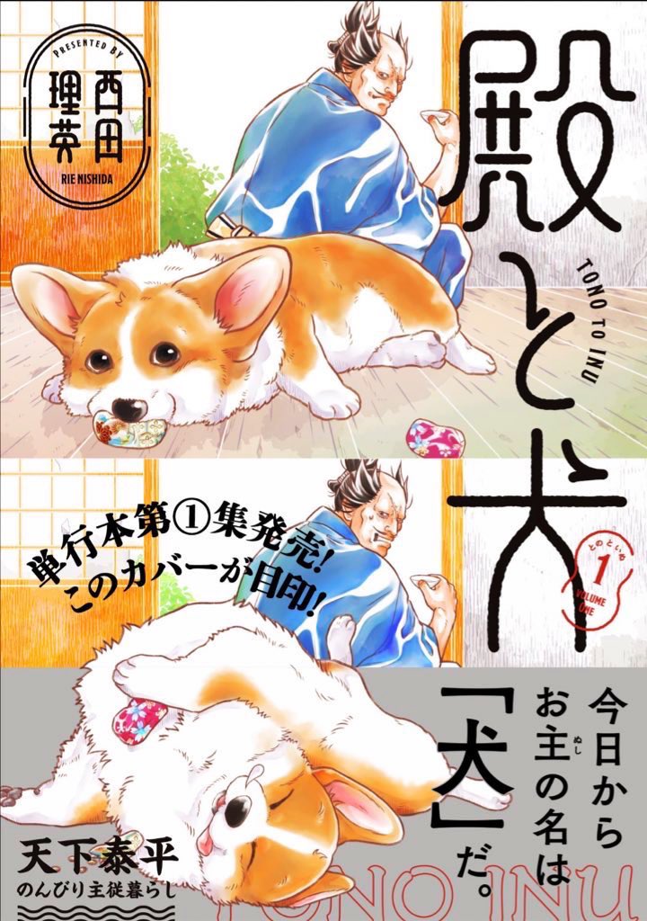 \明日🐶単行本発売/  武士とコーギー🐶 犬との暮らしは発見がいっぱい⁉︎ 『#殿と犬(とのといぬ)』第①集  【描き下ろし書店特典】は 👇こちらでチェック👇 https://comic-polaris.jp/polaris_comics/  【試し読み】は 👇こちら👇    書籍扱いコミックのため 本日店頭に並ぶこともあります