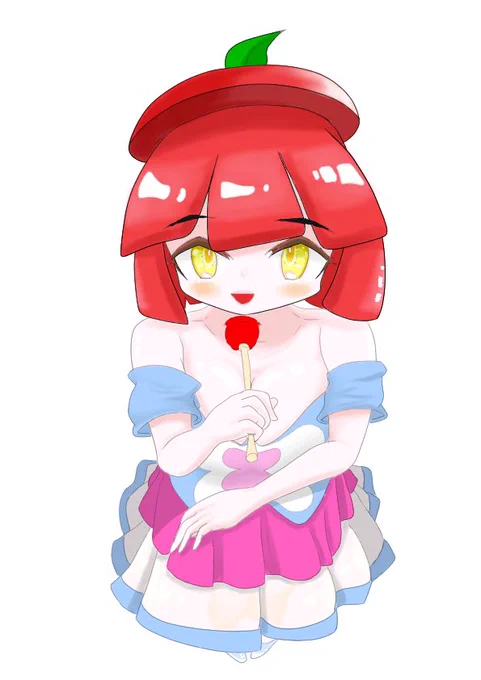 答え合わせーっ!⑨番のデザインは③でした!夏祭りのお菓子3種をデザインに取り入れてみました  