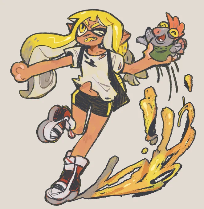 [splatoon] launch the baby  