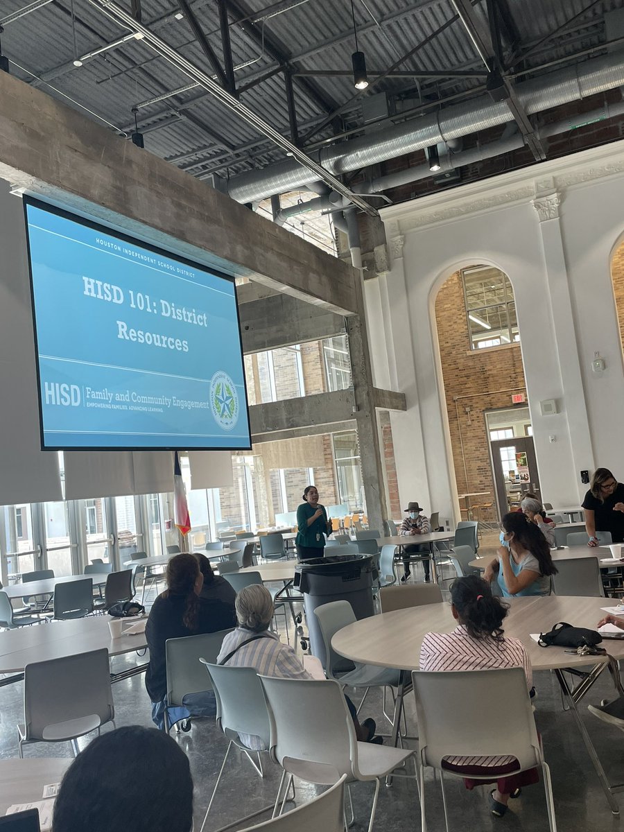 EstherSalazar08's tweet photo. Thank you parents for joining us today to our 1st Coffee with the Principal Meeting!!👏💙🦬💛Great things happening at Milby!!#goldstatus #ParentInvolvementMatters https://t.co/4rUrJnnD8s