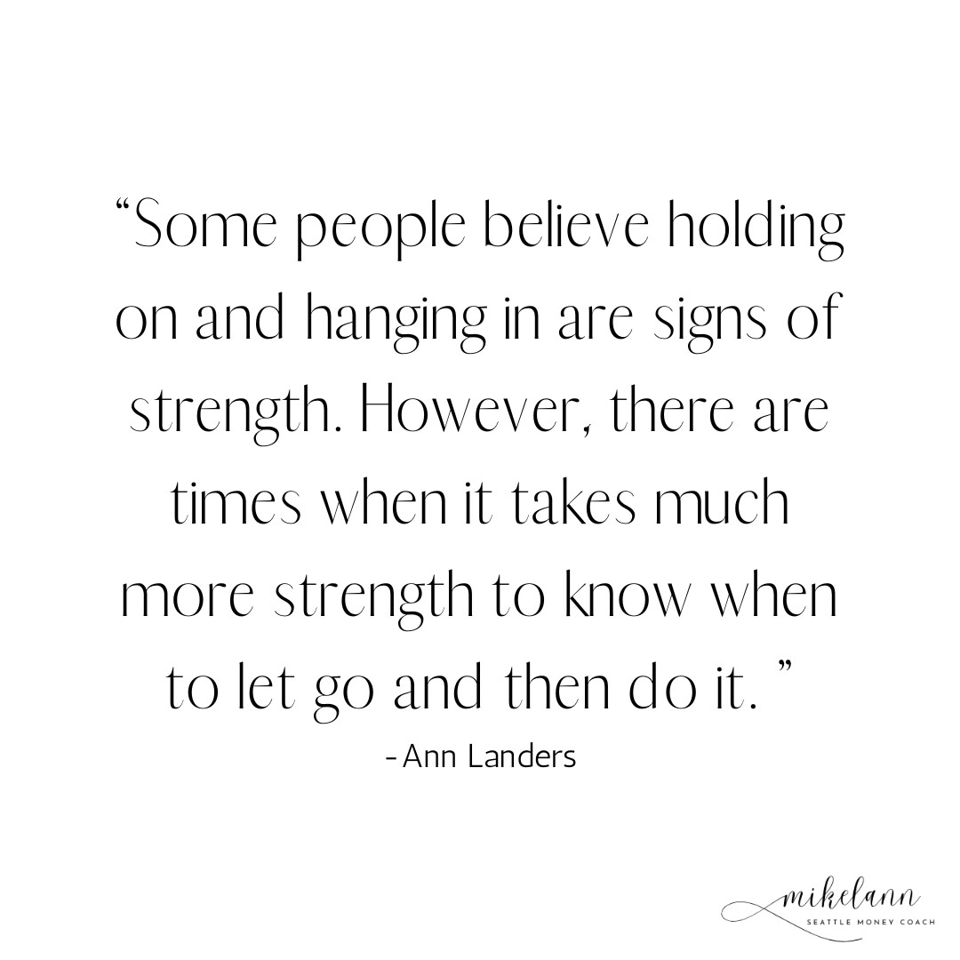 Mikelann's tweet image. This quote can speak to many areas of life.

#signsofstrength #holdingon #lettinggo #quoteforthewin #qotd #lifegoals #womeninbusiness #moneyandwomen #womeninbiz #smallbusinesssupport #womenentrepreneurs #womenscoach #womensbusinesscoach #womenslifecoach #lifecoachingforwomen