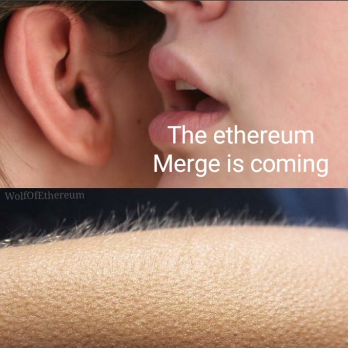 He's Coming soon
#Ethereum #ETH #EthereumMerge #ProofOfStake