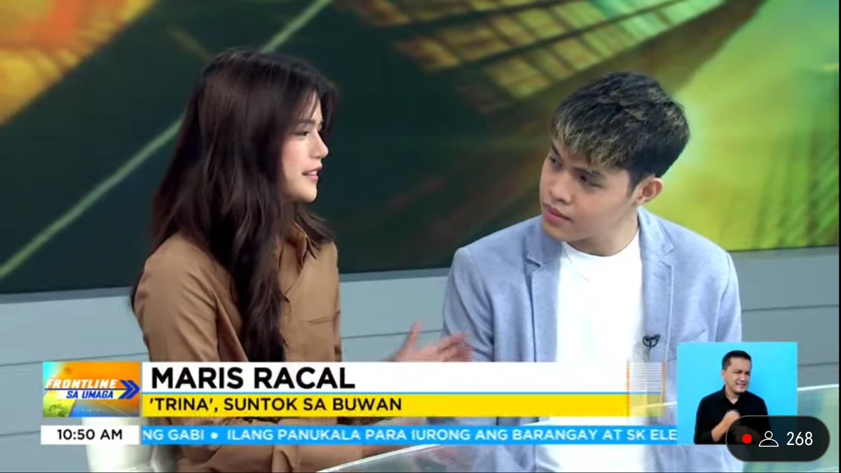 Snaps from Frontline Sa Umaga guesting.

Link 🔗: youtu.be/Crn3L2hRKHk

Ang cute nyo grabe ang chemistry. Nakakakilig! <a href="/elijahcanlas_/">Elijah Canlas</a>
<a href="/MissMarisRacal/">Maris Racal</a>

#SSBDoRinaMediaDay
#ElijahCanlas 
#MarisRacal 
#SuntokSaBuwanTV5