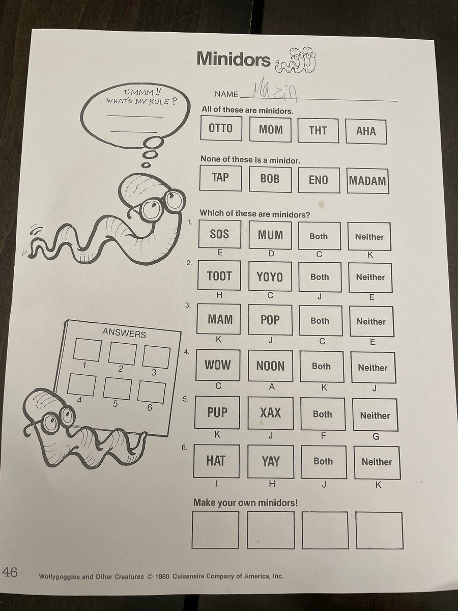 SOS. My son won’t go to bed until he figures this out. 🤯😭