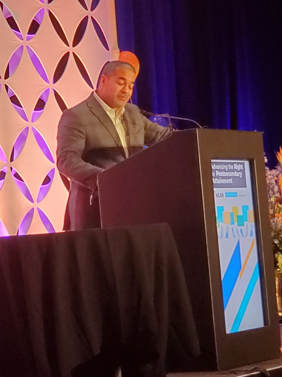 Thank you for your leadership <a href="/brauliocolon/">Braulio Colón</a> your presentation was powerful and a reminder of our rights to life, freedom, and the pursue of happiness. #NCAN2022 #Postsecondaryefucationforall