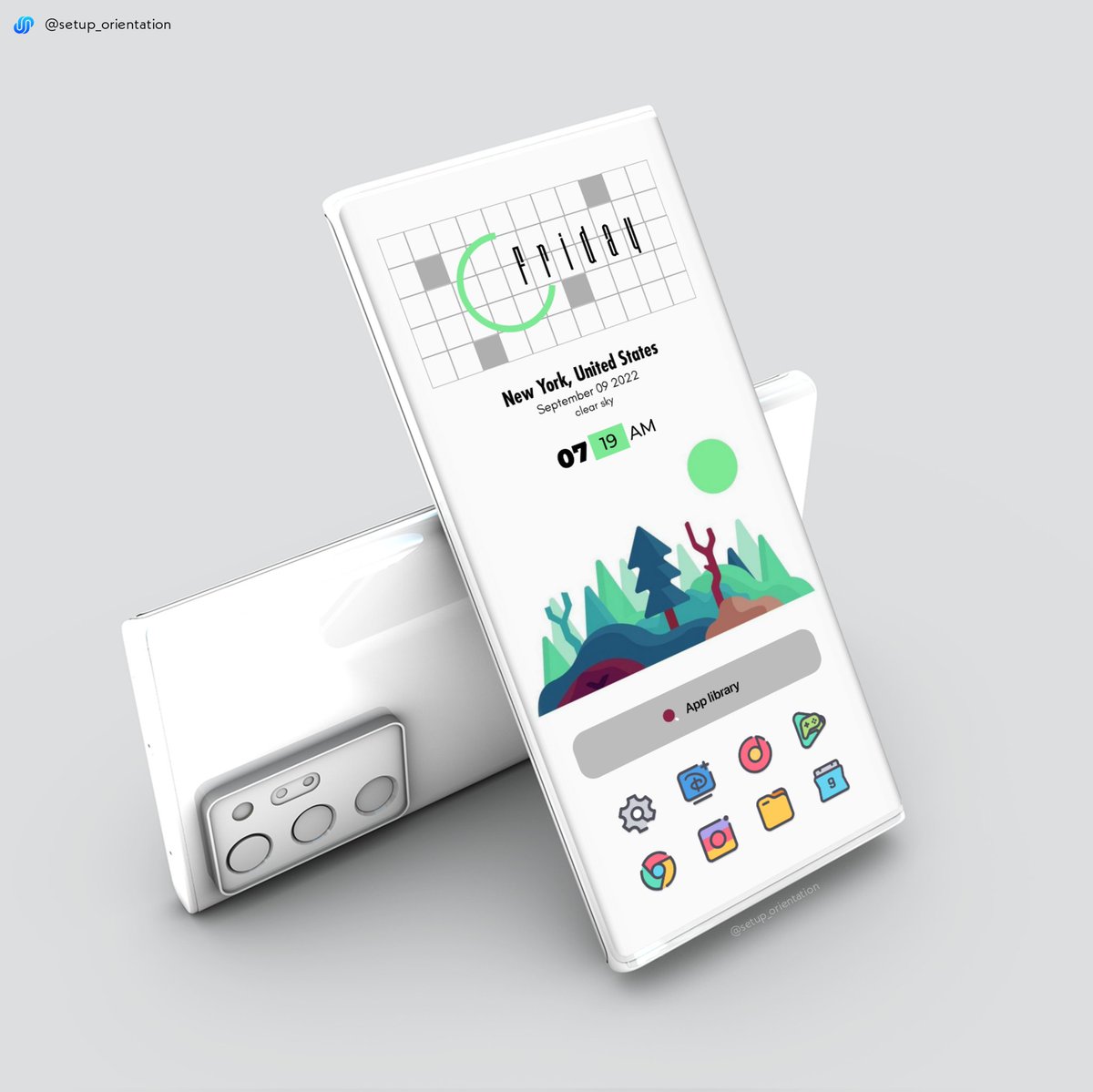 setup_orient's tweet photo. Android homescreen setup
Widget -
#circus @ChrisJ4ck
#smartios @RajjAryaa
Icon -
#crayon @justnewdesigns
Nova Backup and wallpaper link in bio https://t.co/TtKFQr2ws2