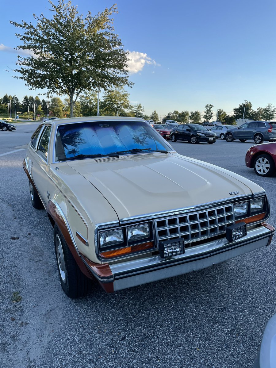 allthingsfadra's tweet photo. Even if you don’t love the #AMCEagle you have to appreciate the pristine condition of this vintage vehicle. https://t.co/OZG7SeVfj2