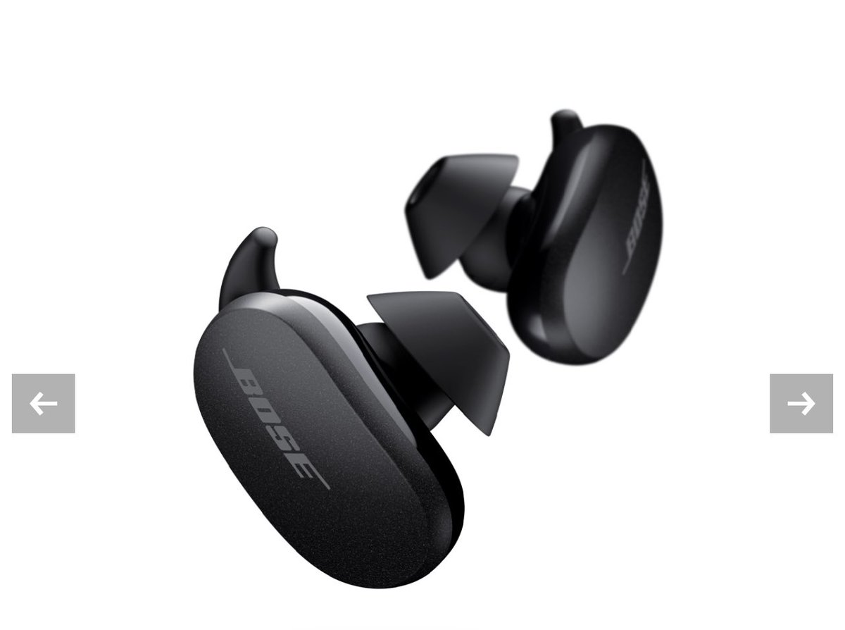 garyjenni's tweet photo. @rpjward Roy I love the Bose QC ear buds completely noise cancelling and comfortable and won’t fall out easily like the Apple ones do. Paid $299 on special https://t.co/Qhk75kVx9l