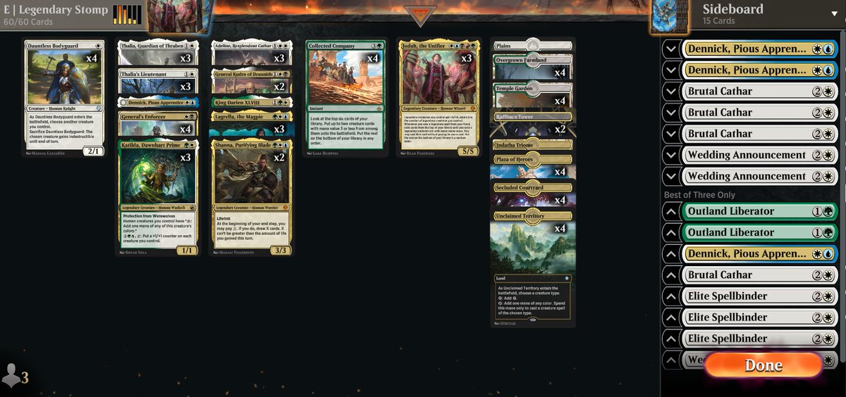 TalesTyrant's tweet photo. Finally made it to Mythic and had to bring out the Big guns in the final push in Enigmatic. Still working on both lists though. @fireshoes https://t.co/uuNijViOFd