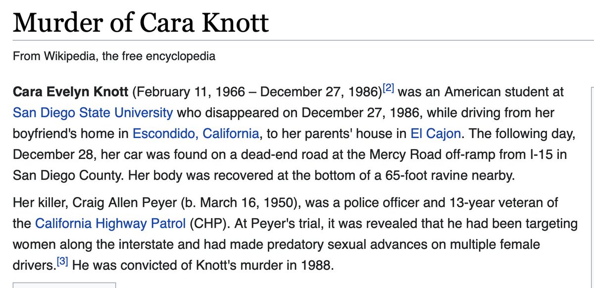 @DaleRutz @Msmariablack @mean_toe @cheffy4u This sounds eerily like the lead up to the Mercy Road killing of Cara Knott