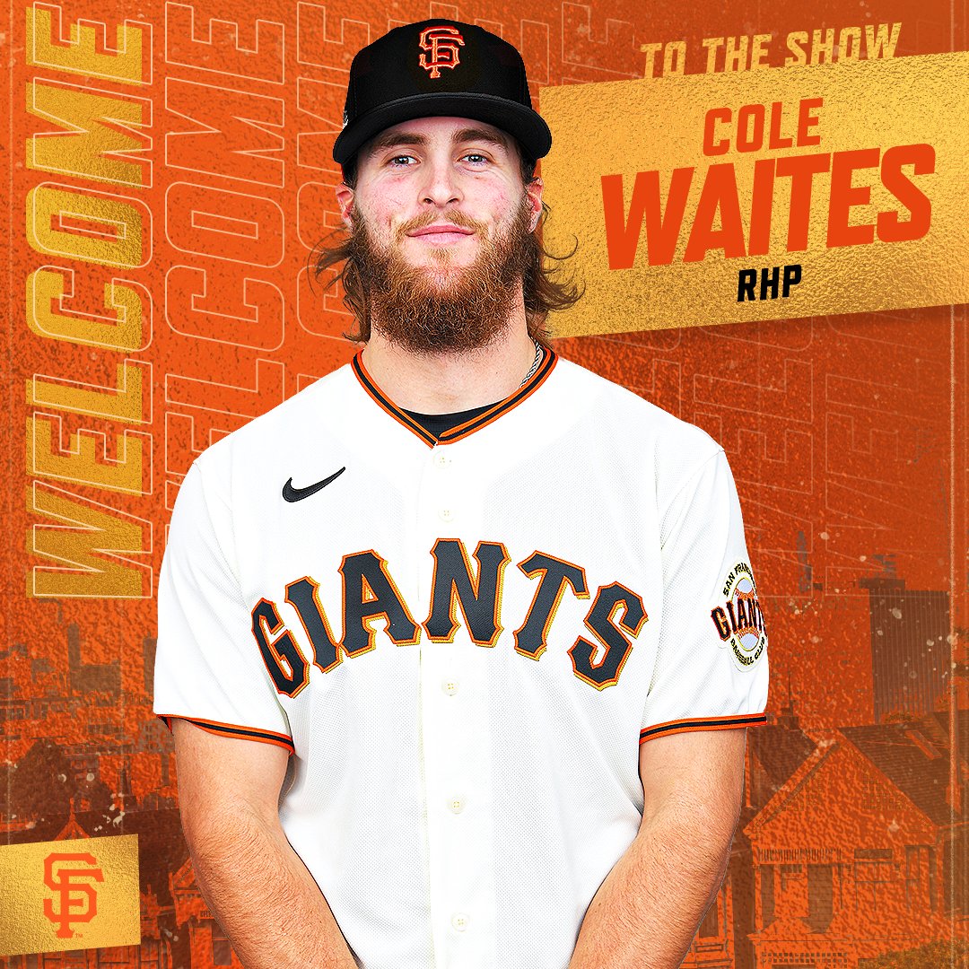 SFGiants's tweet photo. Showtime for @cole_waites35 👏 https://t.co/DyPZkP19Zq