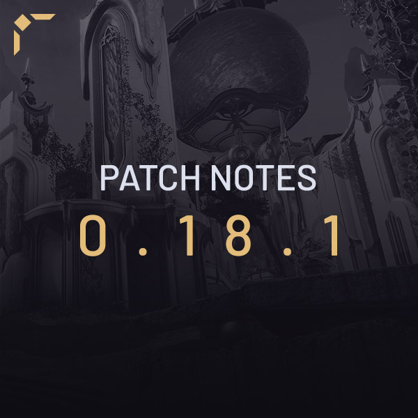 Patch 0.18.1 is now available to all players on both <a href="/Steam/">Steam</a> &amp; <a href="/EpicGames/">Epic Games Store</a>. Please restart your game to see the update or your launcher entirely if it is still not visible.

Read the notes here:
playfault.com/patch-notes/0-…
