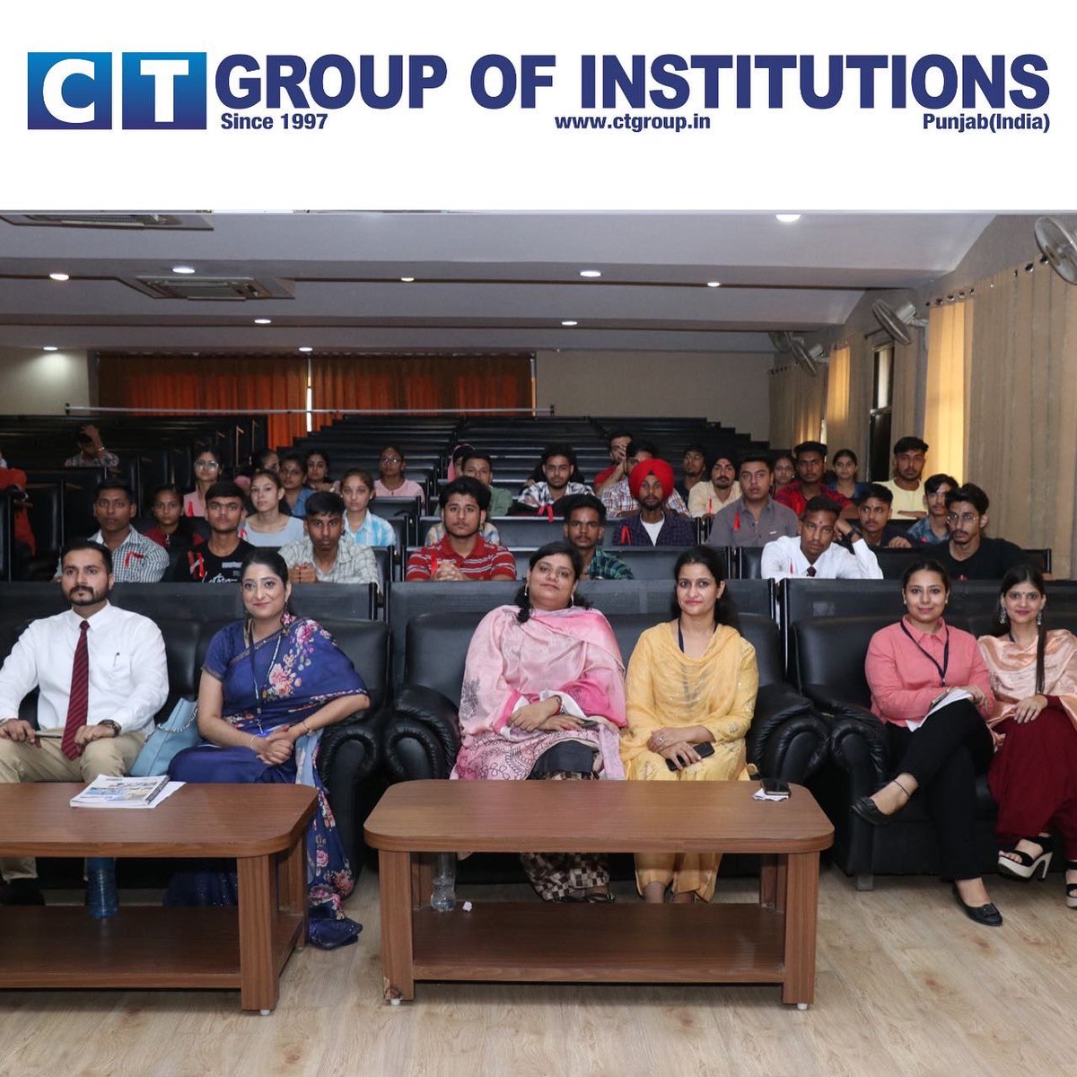CTGroupshahpur's tweet photo. Department of CTIMT welcomed their first-year students with the blessings of Goddess Saraswati.
#ctgroupofinstitutions #CTIMT #fresher #punjabtopinstitute https://t.co/fohN9gUGiE