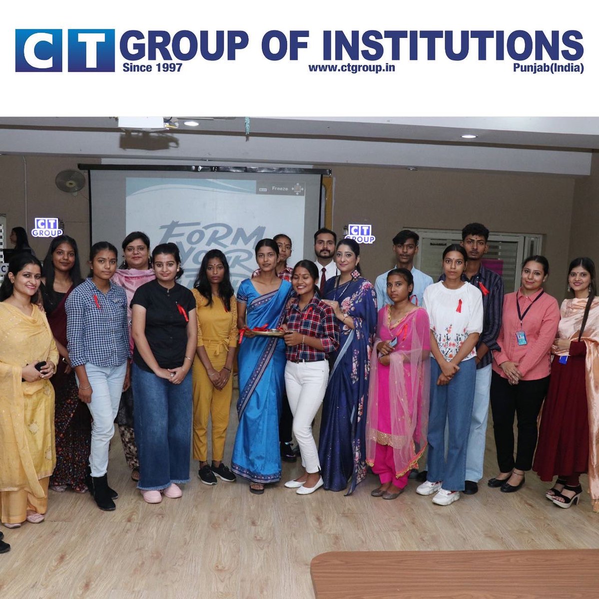 CTGroupshahpur's tweet photo. Department of CTIMT welcomed their first-year students with the blessings of Goddess Saraswati.
#ctgroupofinstitutions #CTIMT #fresher #punjabtopinstitute https://t.co/fohN9gUGiE