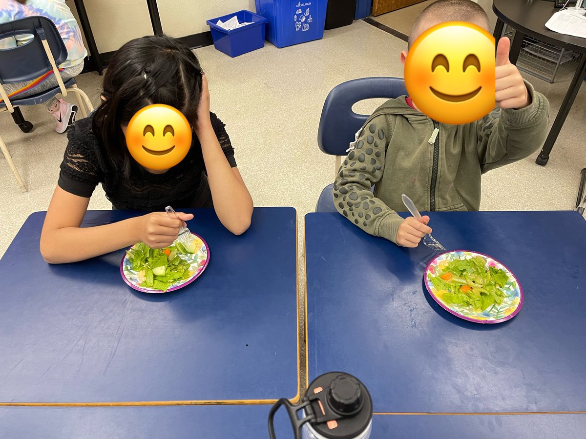 4_belpark's tweet photo. This week our students spent time in our school garden harvesting the lettuce, cucumbers and carrots.🥕🥬Afterwards we made a delicious salad and then used this as a procedural writing experience on how to make a salad. We are so grateful for this outdoor learning space! #BelPark https://t.co/mr7uNpqakQ