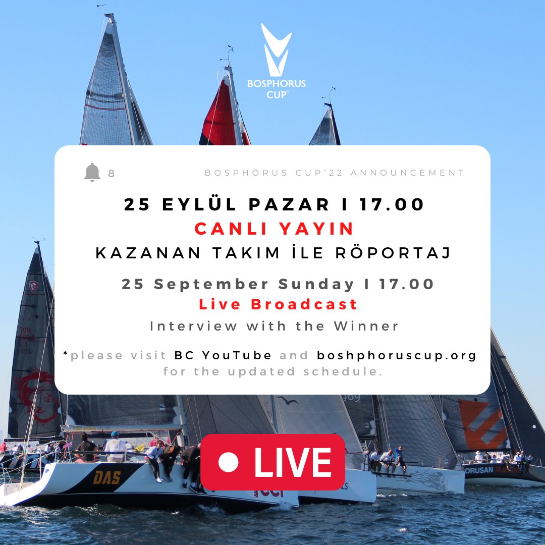 🄴🄽 Live Broadcast Schedule:
👉 youtube.com/user/Bosphorus… and bosphoruscup.org

🅃🅄🅁 Canlı Yayın Programı:
👉youtube.com/user/Bosphorus… ve bosphoruscup.org