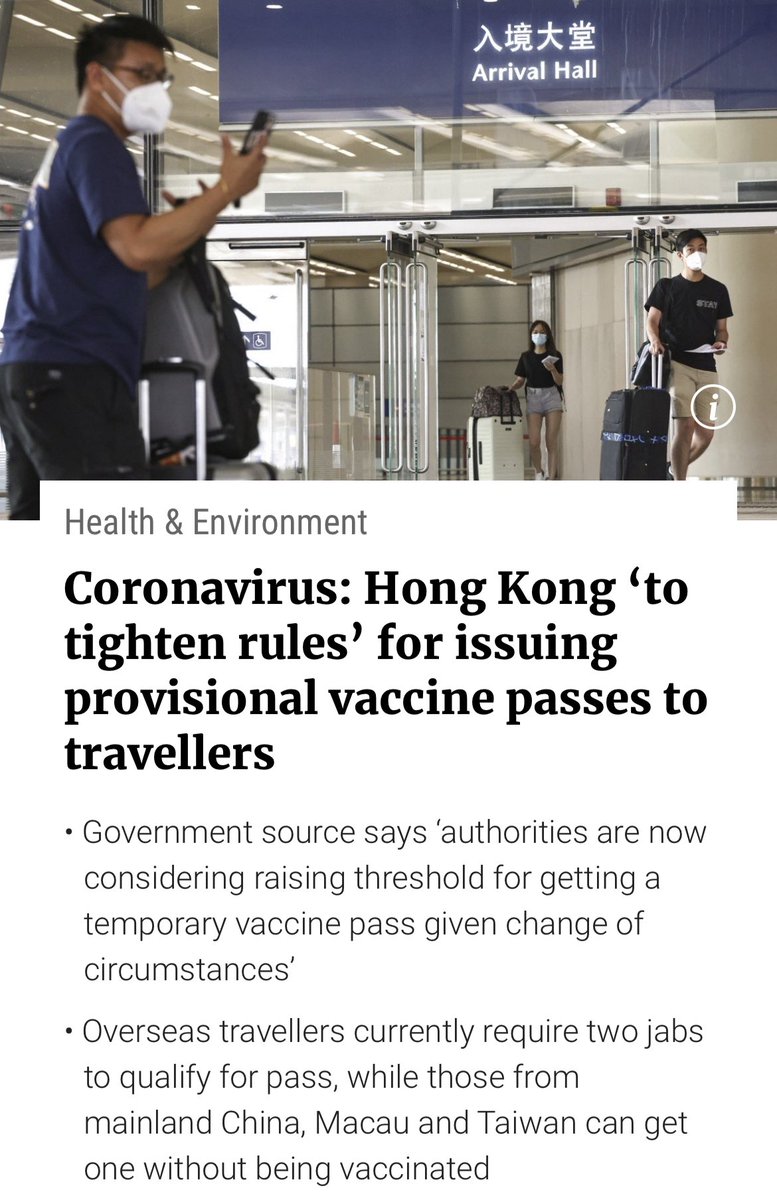 angie_m4's tweet photo. @tripperhead So this could apply to inbound travellers from the Mainland and overseas? https://t.co/TIcpBKANni