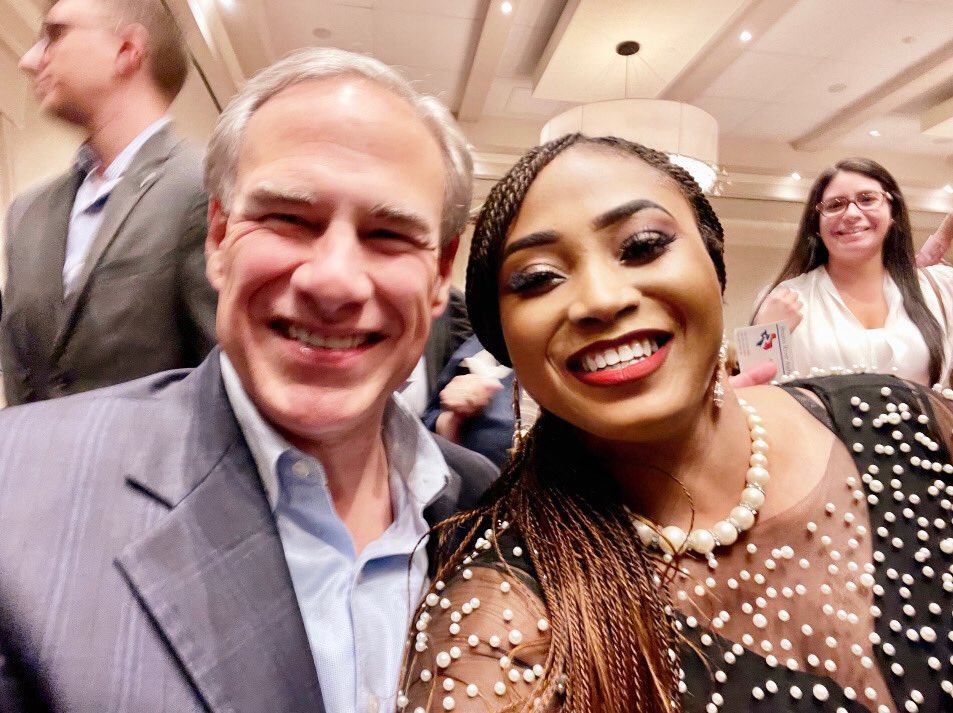 noradillinkuku's tweet photo. My brother and I at the Fireside Chat with @GovAbbott @GregAbbott_TX  and Ambassador @NikkiHaley tonight in Houston! Great freedom conservatives! What an honor to be there! We’ll keep fighting against ideologies that misrepresent who we are as a nation! https://t.co/yhebbfOFri