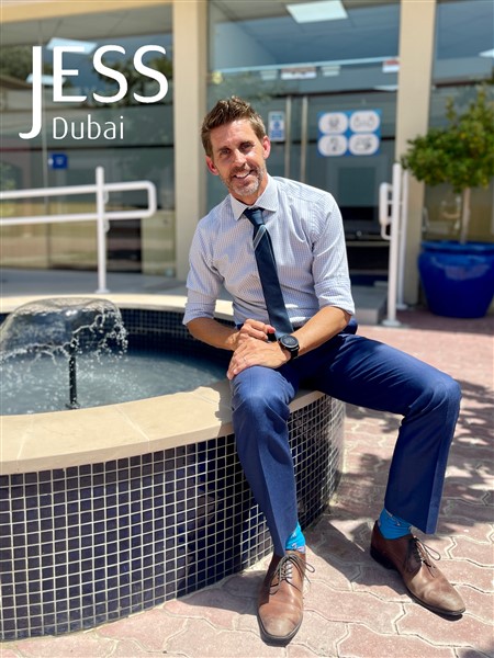 JESSDubai's tweet photo. Meet Andy our latest Humans of JESS and part of @JESSJumeirah Senior Leadership Team. Find out why Andy is fluent in conversational Spanish, why running is his passion and how he loves the stage. Andy's full story is on Instagram and Linkedin. #HumansOfJESS #JESSBelonging https://t.co/rEgNskzuMJ