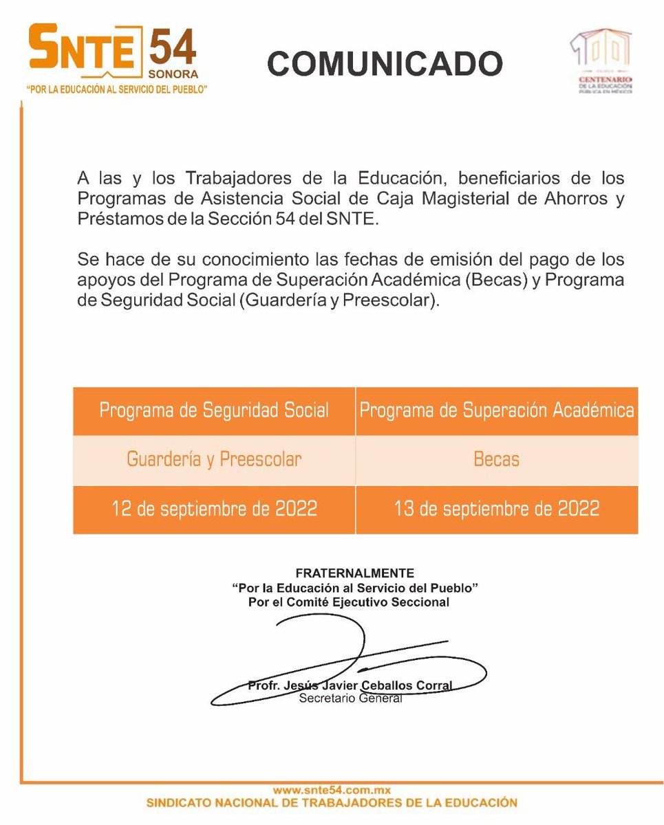 SNTE54mx's tweet photo. #COMUNICADO https://t.co/kZT9wXzMOI