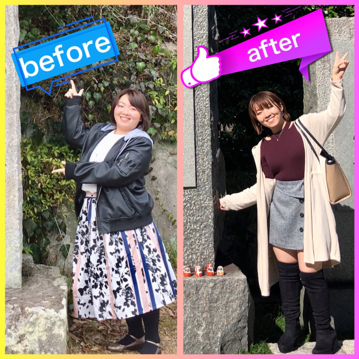 Kuu_0329's tweet image. 昨日ひょんな事から、2年程前に
25kgのdietに成功した過去を
写真付きで晒した私ですが…

ここ半年以上サボりまくりで
5kg強リバウンドしたまま
ストップしております😂

この写真のafterのほうに
またもってゆくべく、
今日から再開だーー‼️

#ウクレレダイエット部
#一緒に頑張ってくれる人募集中🔥