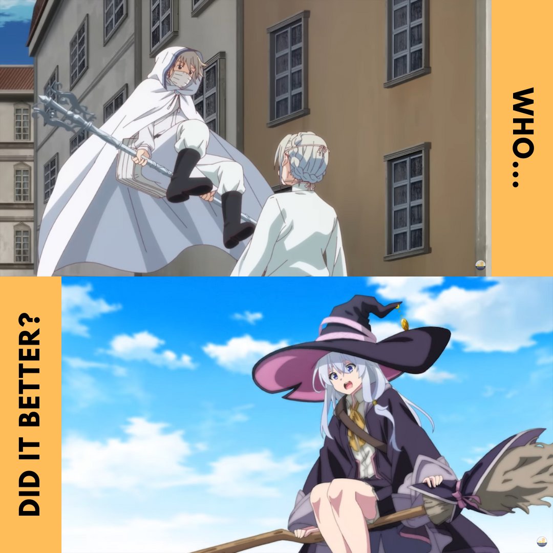 museacg_my's tweet photo. Leave your comment below🧹
1) Falma from 【Parallel World Pharmacy】
2) Elaina from 【Wandering Witch: The Journey of Elaina】
#Elaina #Falma #musemalaysia https://t.co/gVhlaC8lwy