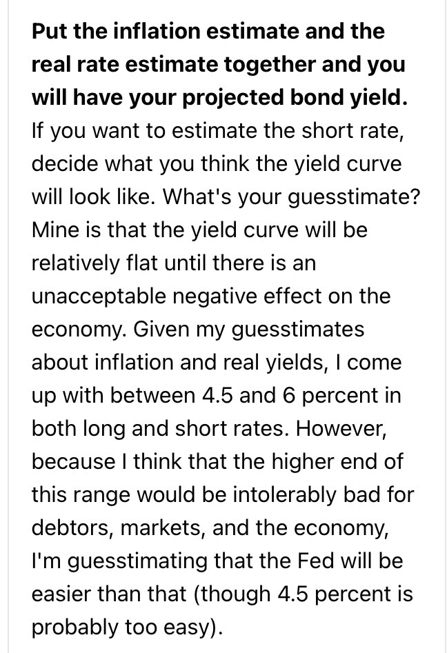 ActiveBeta's tweet photo. I am in line with Ray Dalio Estimates 4,5 % - 6% on bond yields, 20% drop on equities. Staying with my plan: Pay Long term rates, keep out of risk assets, stay in short term cash. once these anomalies are cleared, buy bonds at 6% and equities at 3200 https://t.co/GBrD629s2X