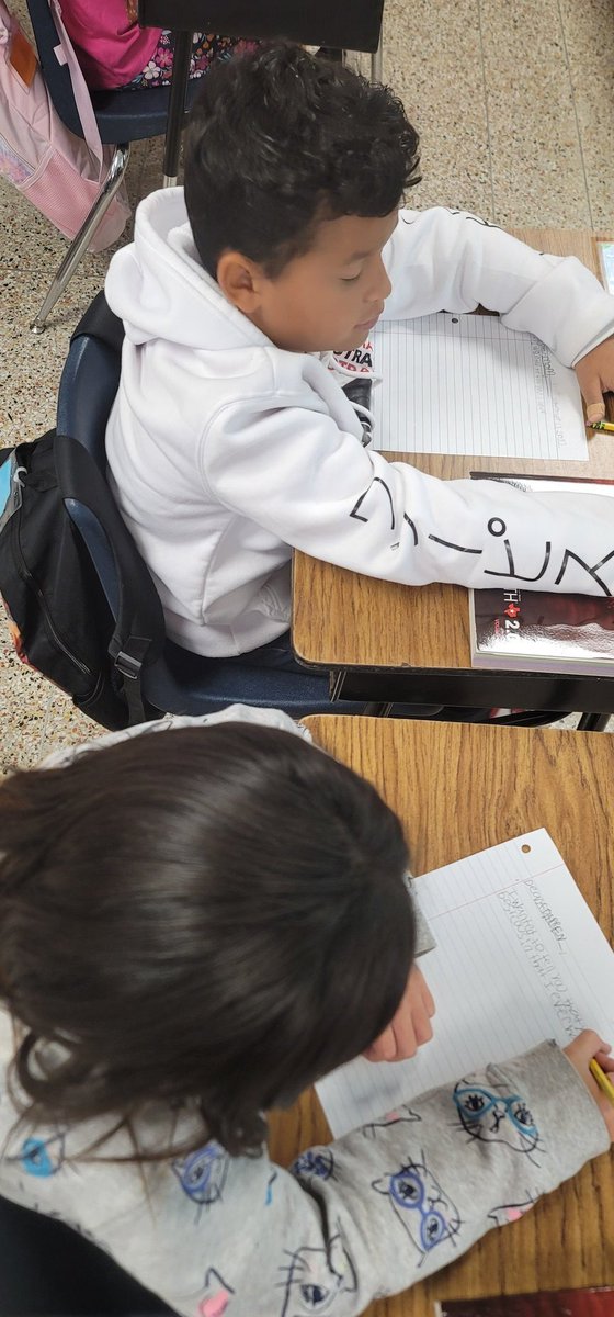 JuanNav1217's tweet photo. We had an amazing @HMHCo Reading lesson with #DearPrimo. Teacher Resident Nikki Mancha discussed and presented the components of a letter. Students started the process of writing their own letter to a friend or family member.@GoliadGrizzlies @Ecisd_OC https://t.co/gNf43MZ1Gj
