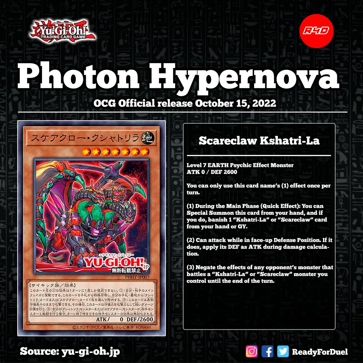 Readyforduel's tweet photo. New Cards Kshatri-La 
#遊戯王 #OCG #TCG #YGO #YuGiOh https://t.co/kHmybPnhS9