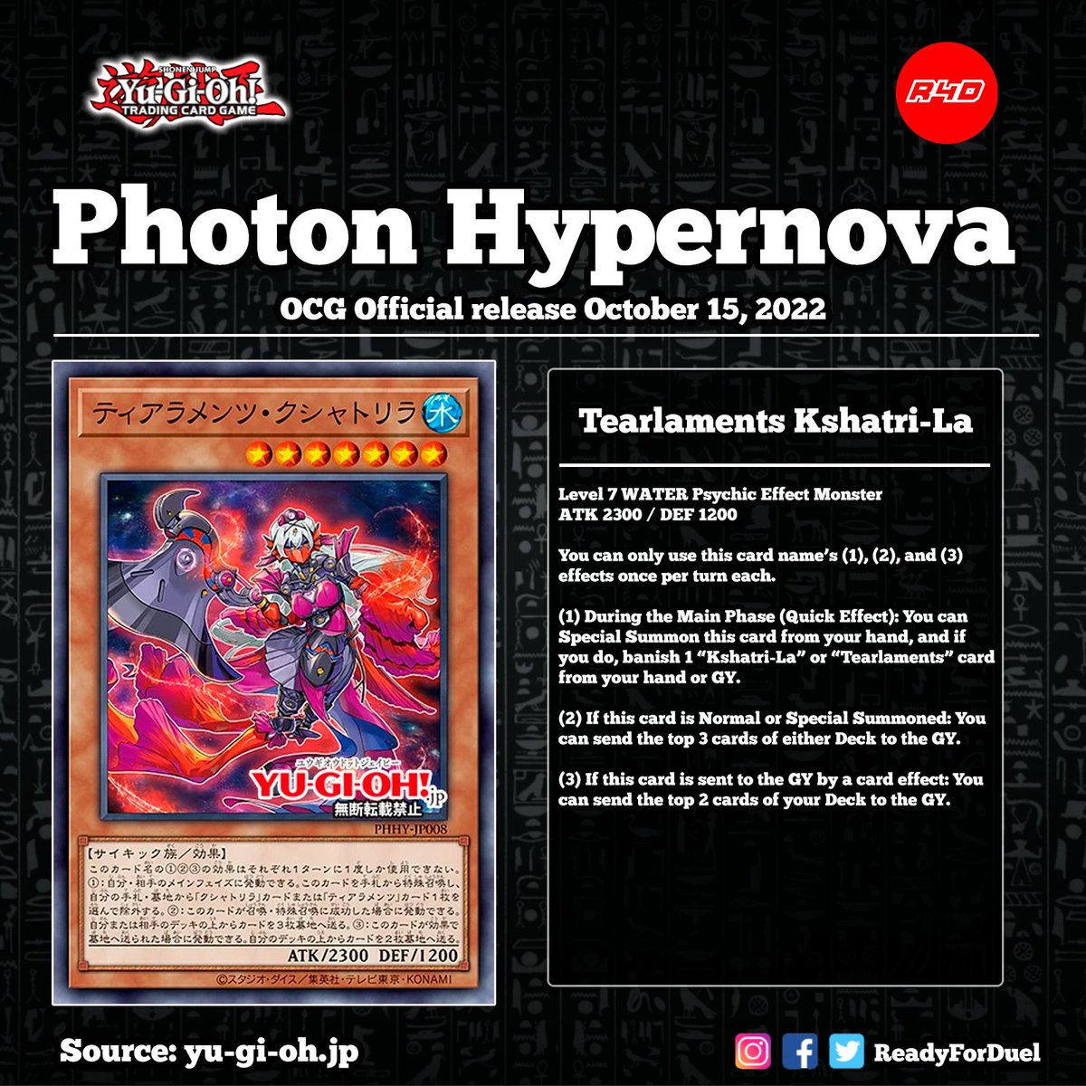 Readyforduel's tweet photo. New Cards Kshatri-La 
#遊戯王 #OCG #TCG #YGO #YuGiOh https://t.co/kHmybPnhS9