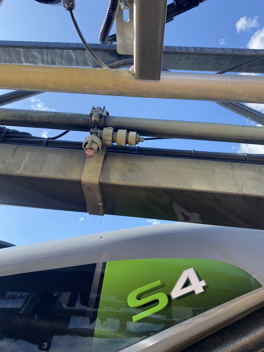 Anyone got and tricks to cleaning mancozeb off booms. Terrible sticking stuff. Even better anything to avoid it sticking to much…