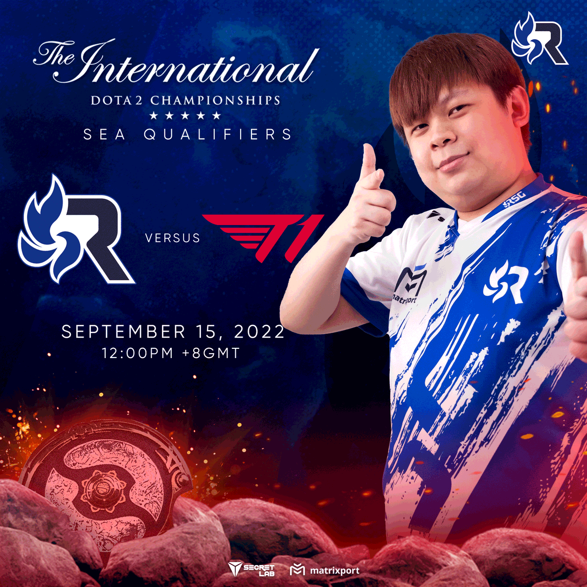 The first spot for the upper bracket finals is on the line tomorrow as we face the titans of this qualifiers, <a href="/T1/">T1 VALORANT</a> . Wish us luck, Raiders!

#GGRSG #Dota2