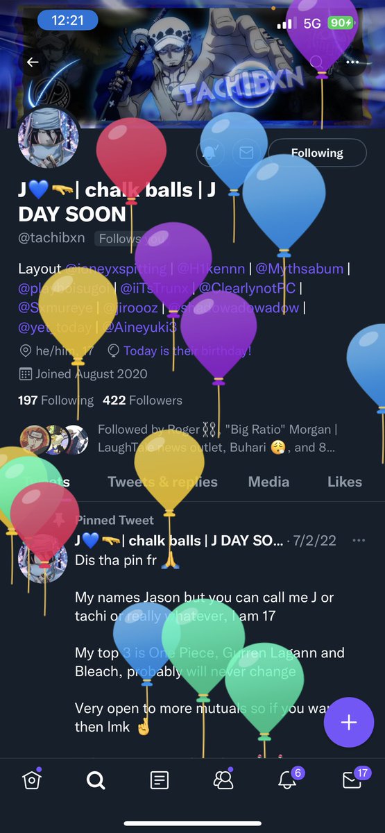 HBD TO THE GOAT @tachibxn 🥳🎁 ily bro, i have a blast in vc with u and have some of the best memories in there with u, i want u to know that, i even stopped my car in the middle of nowhere on my drive home, pitch black and can’t see shit just to let u know that ily bro ❤️❤️🐐🐐