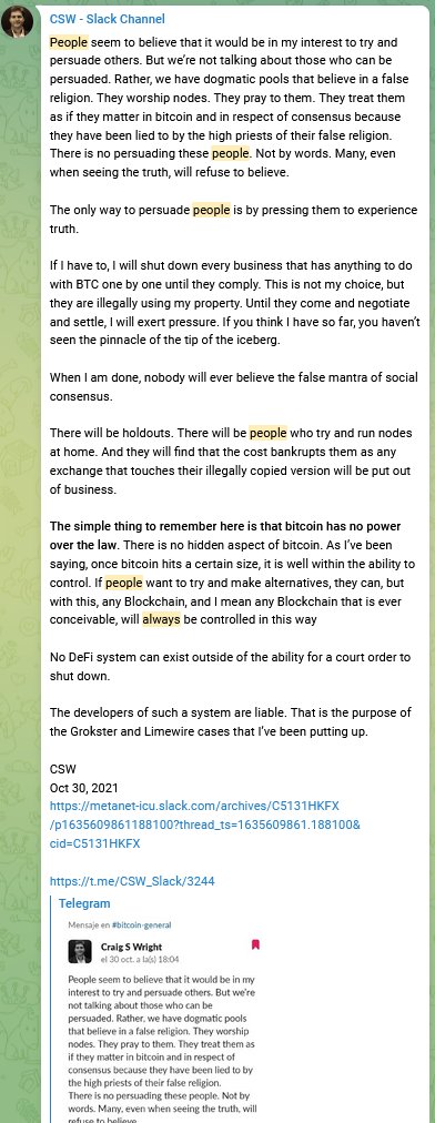 cryptorebel_SV's tweet photo. The #CultofCore:
"But we’re not talking about those who can be persuaded. Rather, we have dogmatic pools that believe in a false religion. They worship nodes. They pray to them."
🎯
https://t.co/MPbiyJdFk0 https://t.co/uHYMLZ58ni