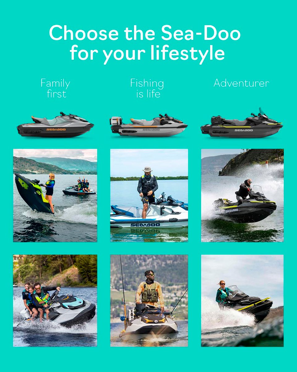 brpindonesia's tweet photo. ❓Kami ingin tahu: Apa gaya #SeaDooLife Anda? Kesenangan keluarga? Mancing dengan cara baru? atau berpetualang seharian? Beri tahu kami di komentar 😉

#seadooindonesia #personalwatercraft #islandhopping #familytrip #fishing #adventure #seadoo #jetski #watercraft #lifestyle https://t.co/fVhuTYkzVe