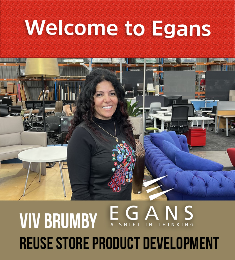 We are excited to welcome Viv Brumby to our Egans team in a Reuse Store Product Development role. 🎉

Viv is our new point of contact for our Reuse Stores, supporting new and existing customers and managing online portals. 

#Egansteam #circulareconomy #Reusestore