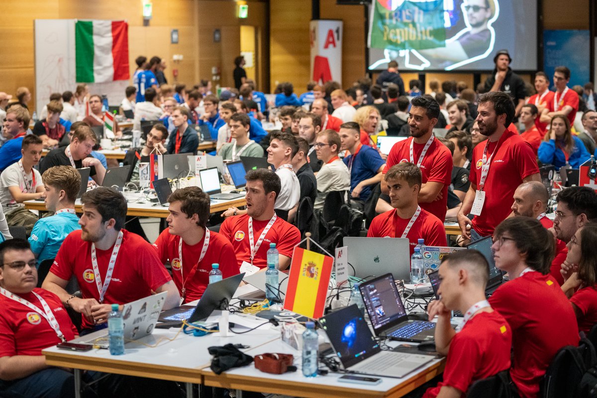ECSC_openECSC's tweet photo. The time has finally come! 
The 7th edition of the #European #Cybersecurity #Challenge will start at 8:00 am! 👁️Stay tuned during the next two days for live updates on the Final!
The 1st day of #ECSC2022 is focussed on Jeopardy and HW Hacking.
More info on https://t.co/4icNVoZYAE https://t.co/3dRwCoNKU4